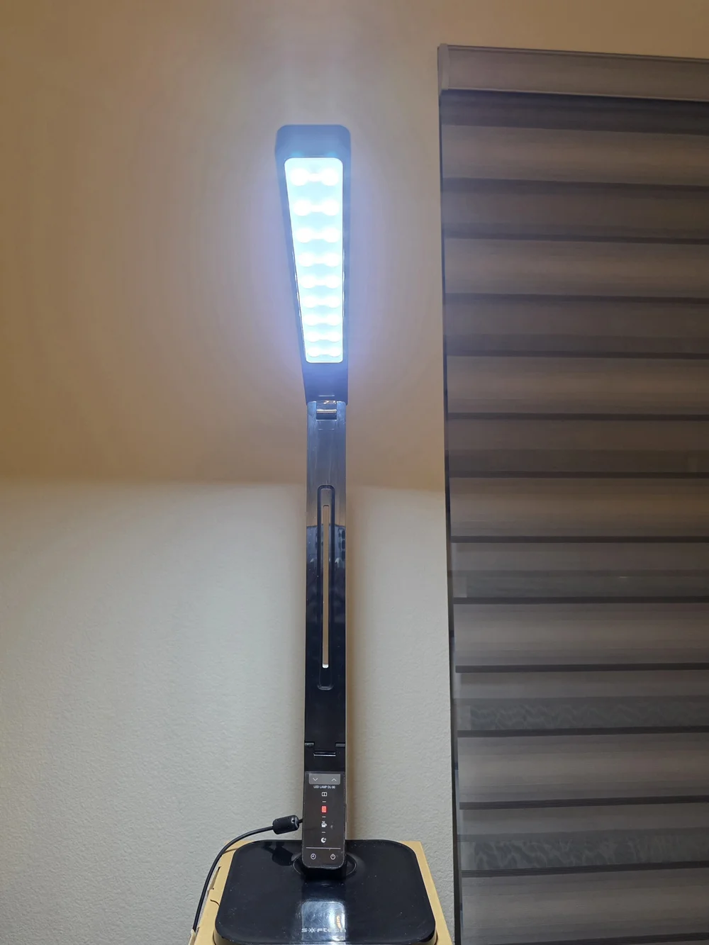 Black LED Task Lamp - Sleek Home Desk Lighting